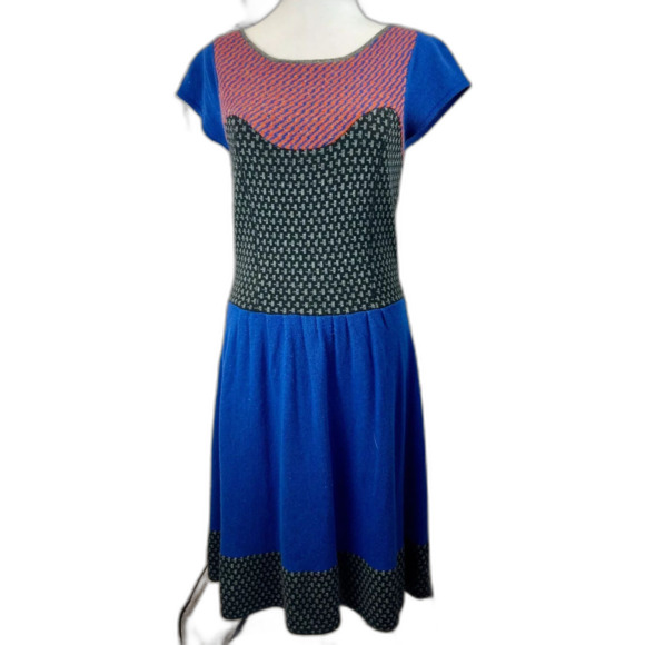 Sparrow Anthropologie Twee Sweater Dress Women's Size S Multicolor Colorblock - Picture 1 of 4